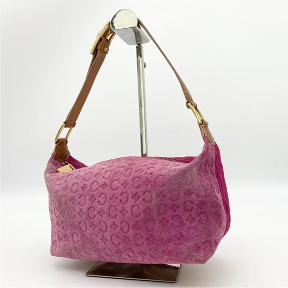 Celine Handbags - Pink Celine Suede Bag